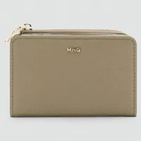 Billetera Efecto Safiano Solapa Mujer