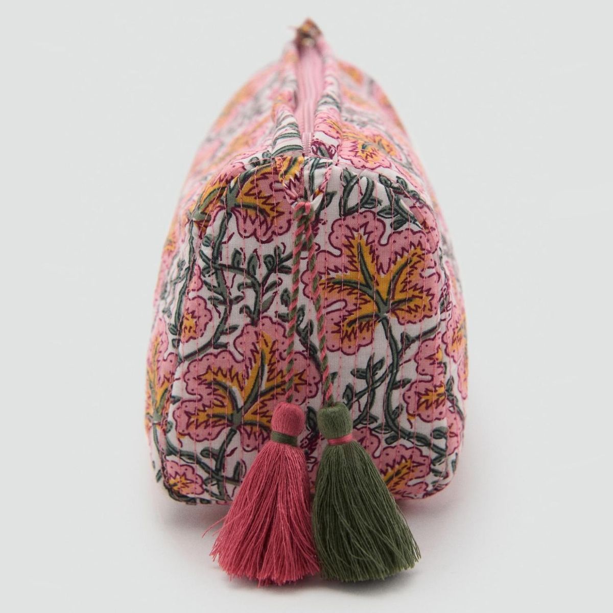 MANGO - Neceser Algodón Textura Mujer Mango