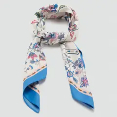 MANGO - Pañuelo Floral Mujer