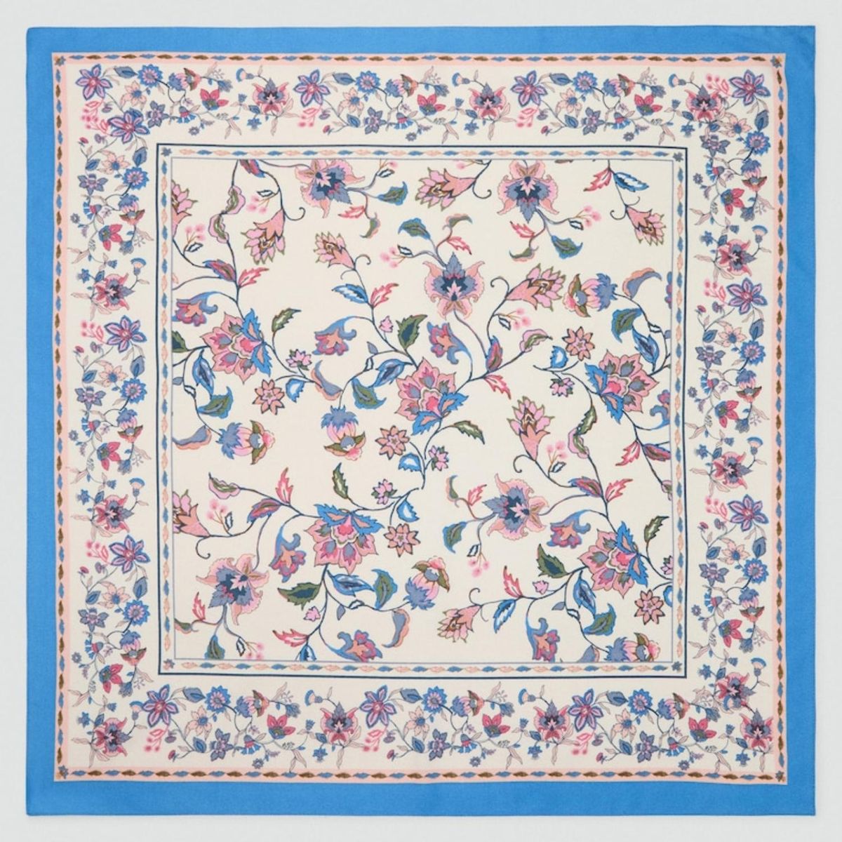 MANGO - Pañuelo Floral Mujer Mango