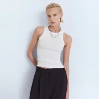 Polera Canalé Algodón Mujer