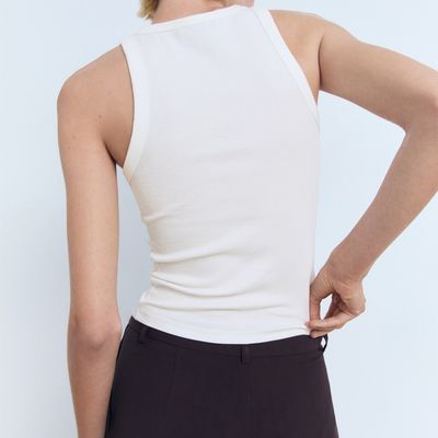 Imagen 2 del producto Polera Canalé Algodón Mujer