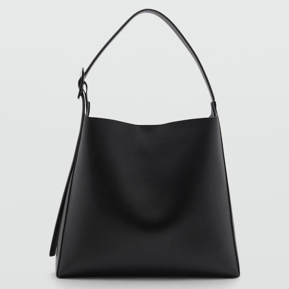 MANGO - Bolso Shopper Detalle Hebilla Mujer Mango