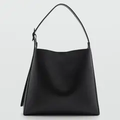 MANGO - Bolso Shopper Detalle Hebilla Mujer