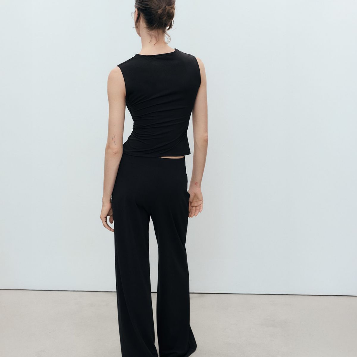 MANGO - Polera Entallado Tirantes Anchos Mujer Mango