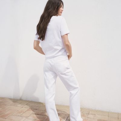 Imagen 2 del producto Polera Algodón Cuello Pico Mujer