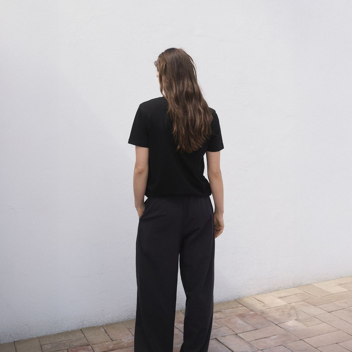 MANGO - Polera Algodón Manga Corta Mujer Mango