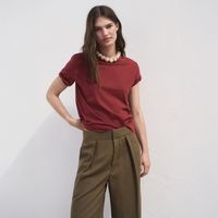 Polera Algodón Manga Corta Mujer