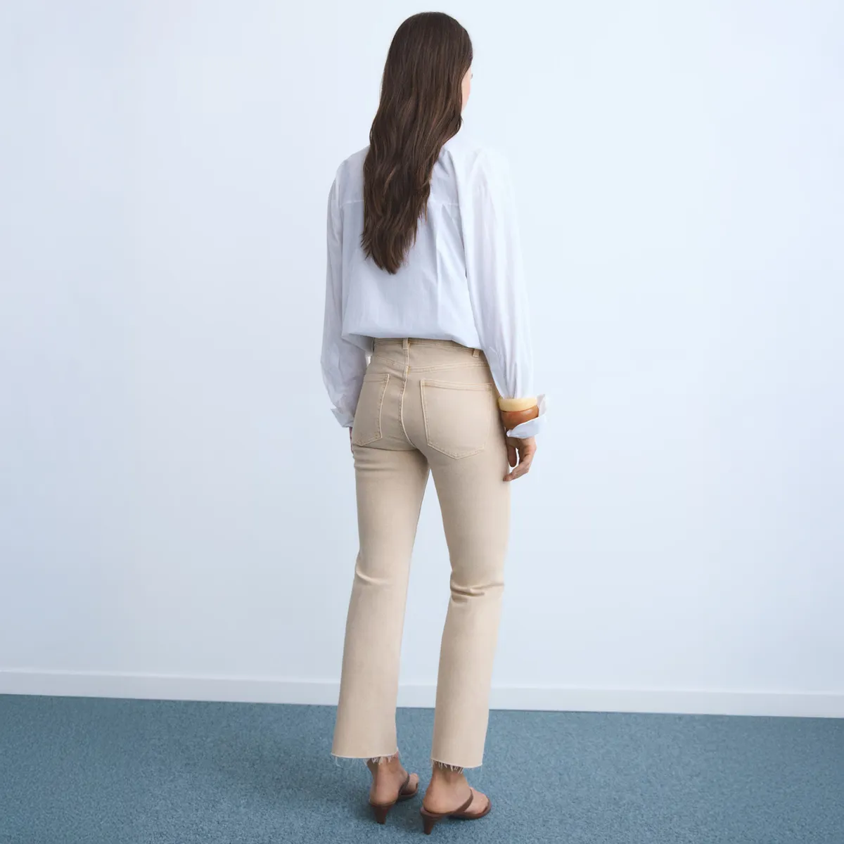 MANGO - Jeans Flare Tiro Alto Mujer Mango