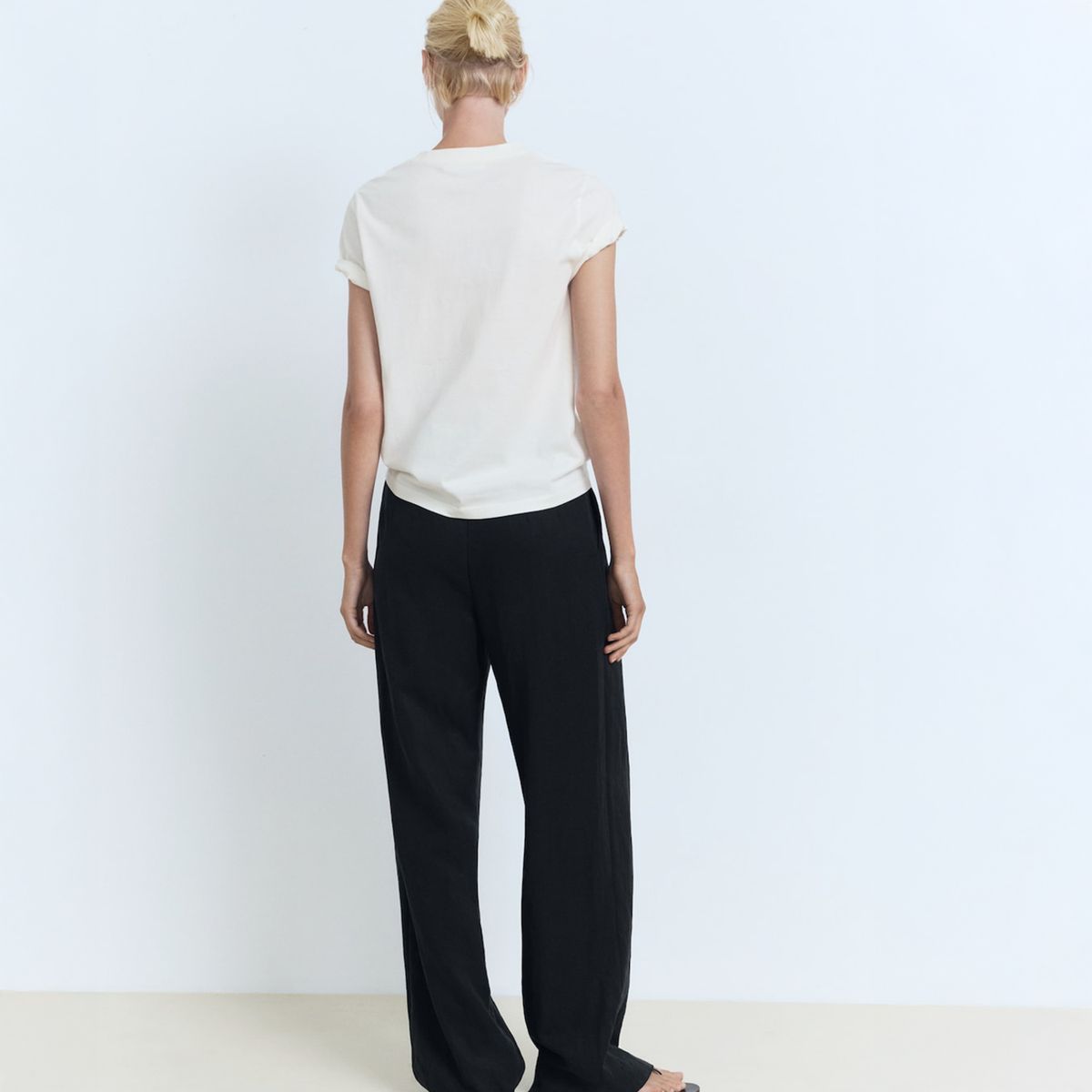 MANGO - Polera Algodón Estampada Mujer Mango