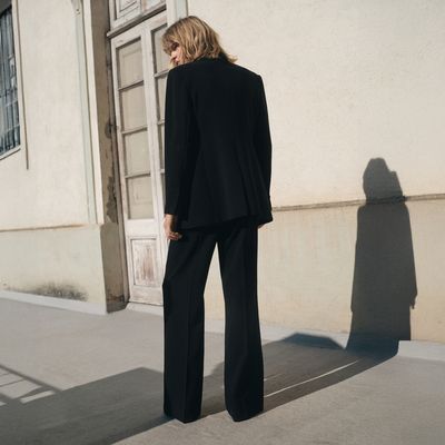 Imagen 2 del producto Pantalón Recto Traje Tiro Medio Mujer