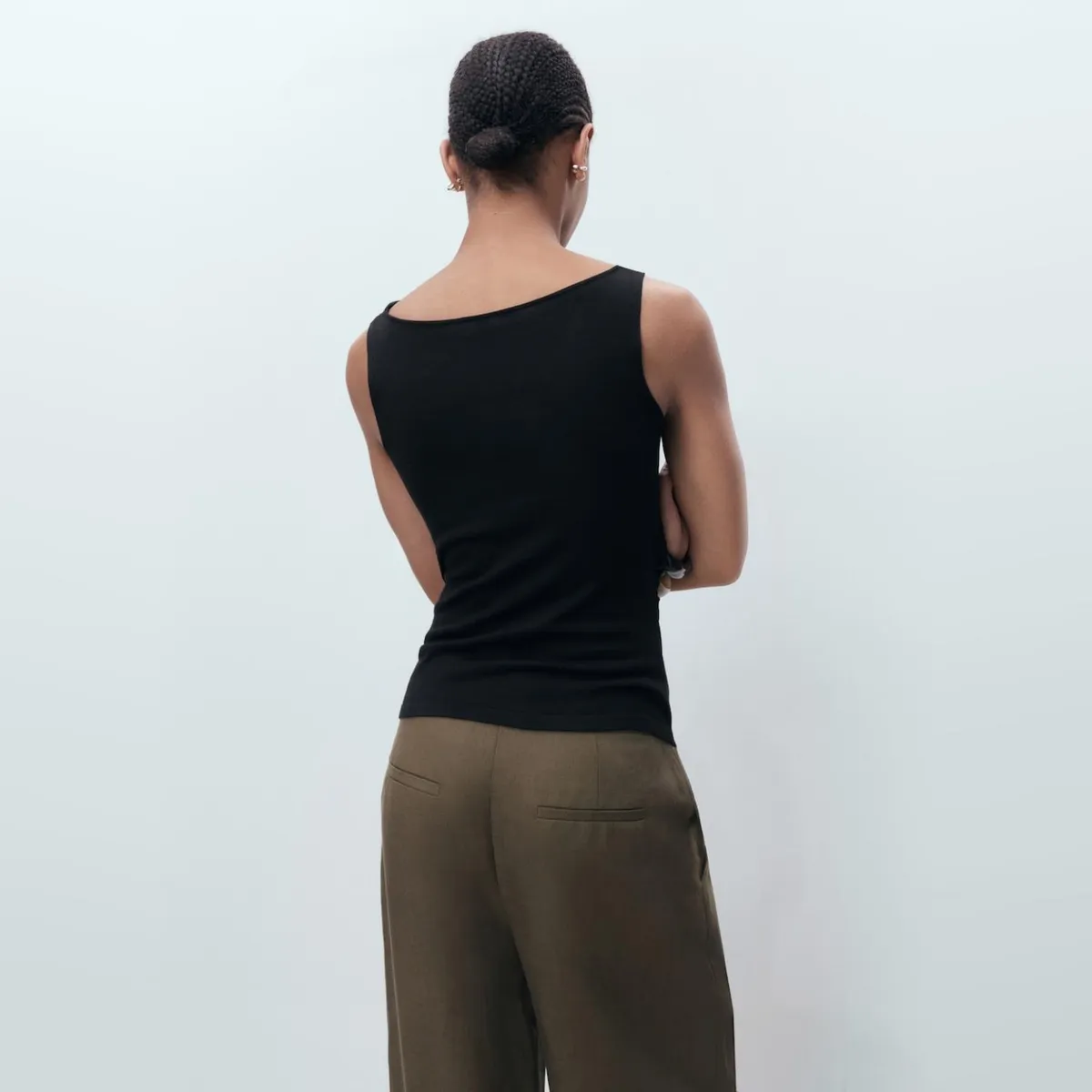 MANGO - Polera Punto Drapeado Mujer Mango