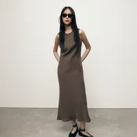 Vestido Midi Modal Mujer