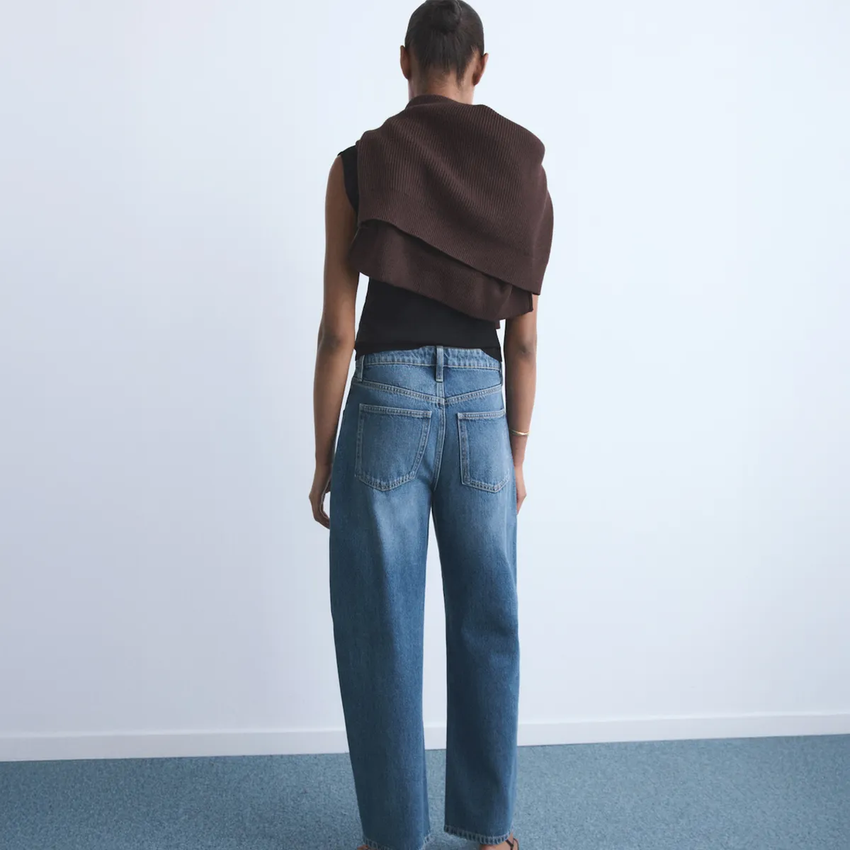 MANGO - Jeans Balloon Tiro Alto Mujer Mango