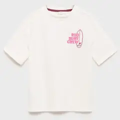 MANGO KIDS - Polera Estampada Surf Niño