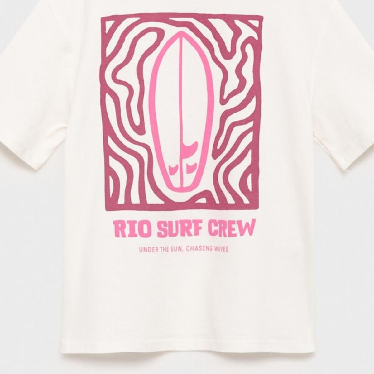 MANGO KIDS - Polera Estampada Surf Niño Mango Kids