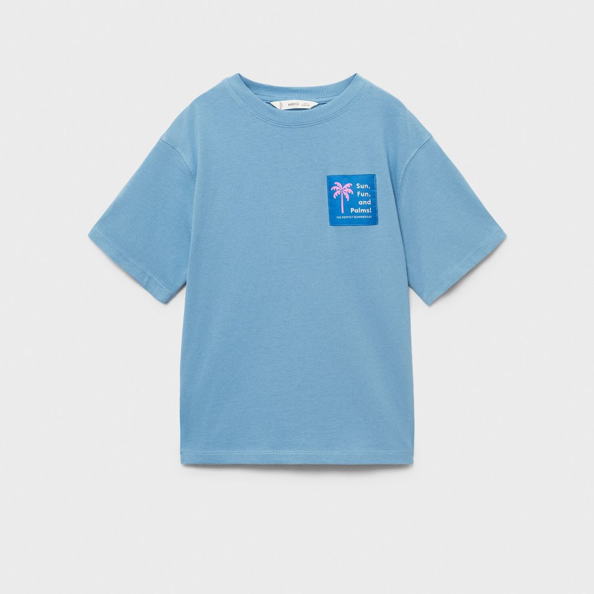 MANGO KIDS - Polera Algodón Estampada Niño Mango Kids