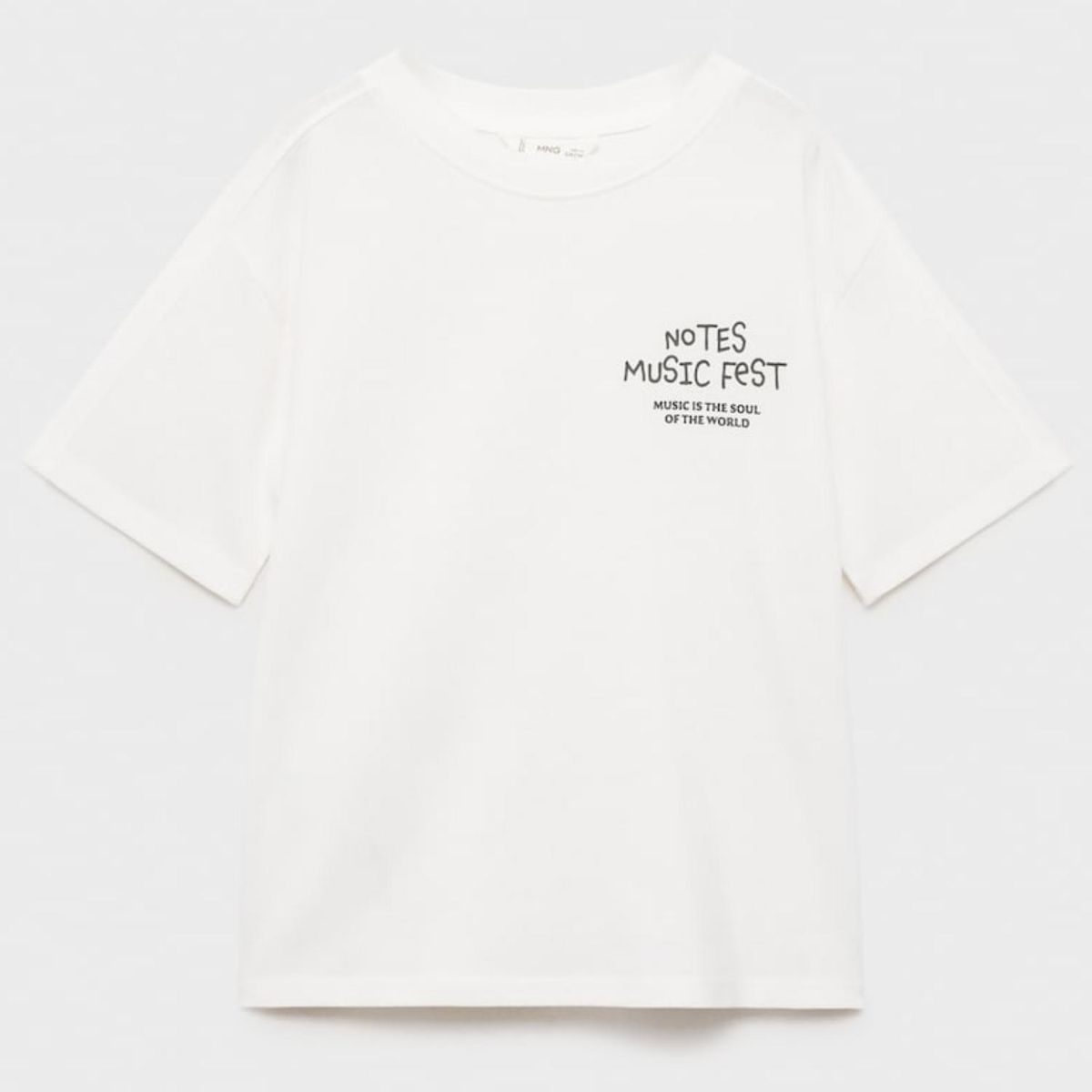 MANGO KIDS - Polera Estampada Algodón Niño Mango Kids