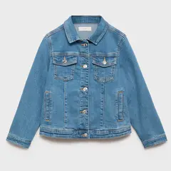 MANGO KIDS - Chaqueta Vaquera Básica Niña