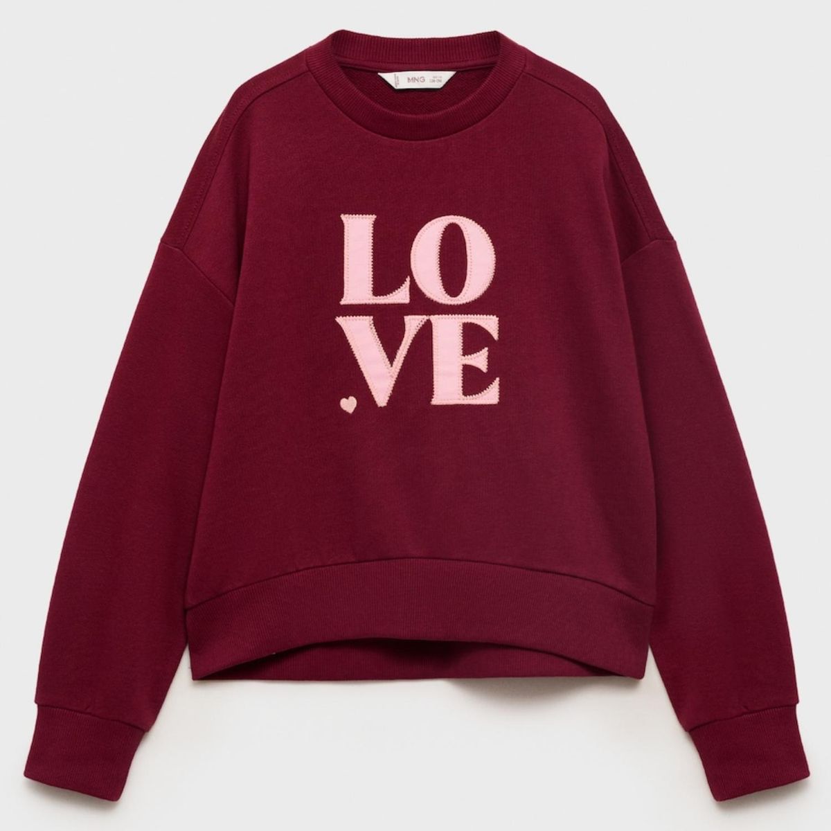 MANGO KIDS - Polerón Mensaje Love Niña Mango Kids