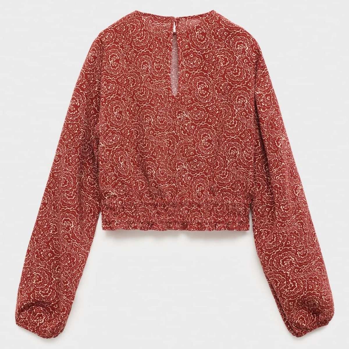 MANGO KIDS - Blusa Manga Abullonada Estampada Niña Mango Kids