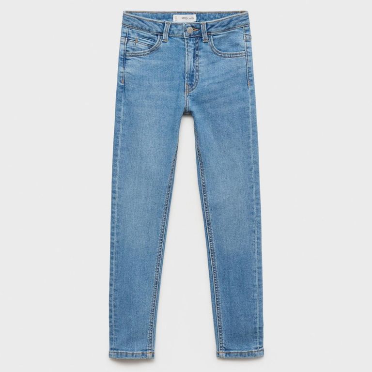 Jeans Skinny Bordado Estrellas Niña
