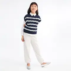 MANGO KIDS - Chaleco Punto Trenzado Niña