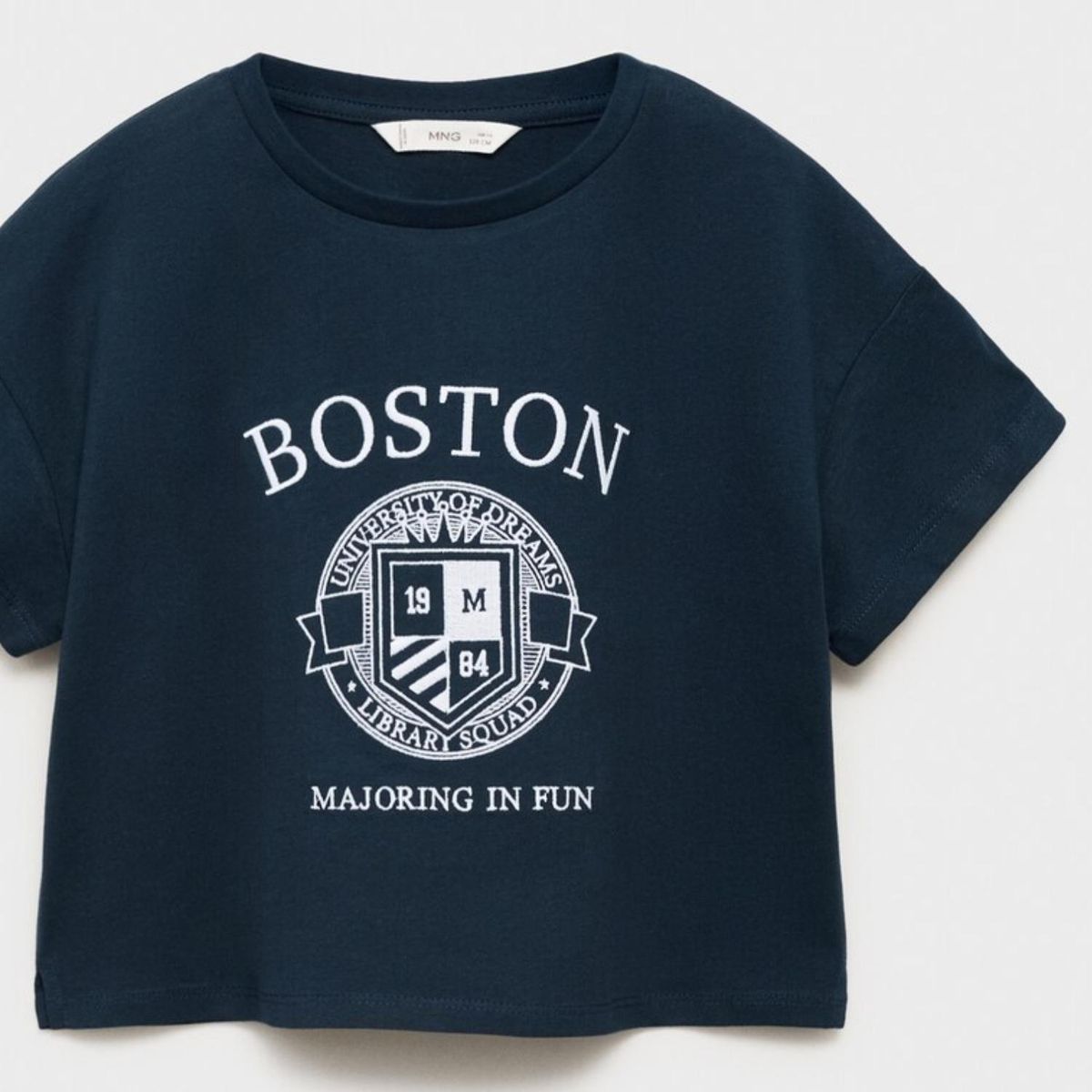 MANGO KIDS - Polera Bordada Algodón Niña Mango Kids