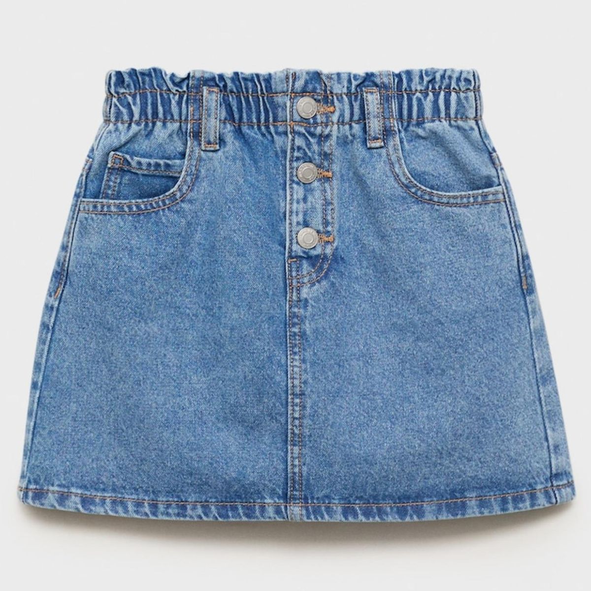 MANGO KIDS - Falda Vaquera Paperbag Niña Mango Kids