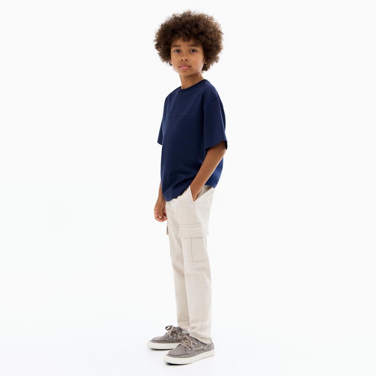 MANGO KIDS - Pantalón Cargo Algodón Niño Mango Kids
