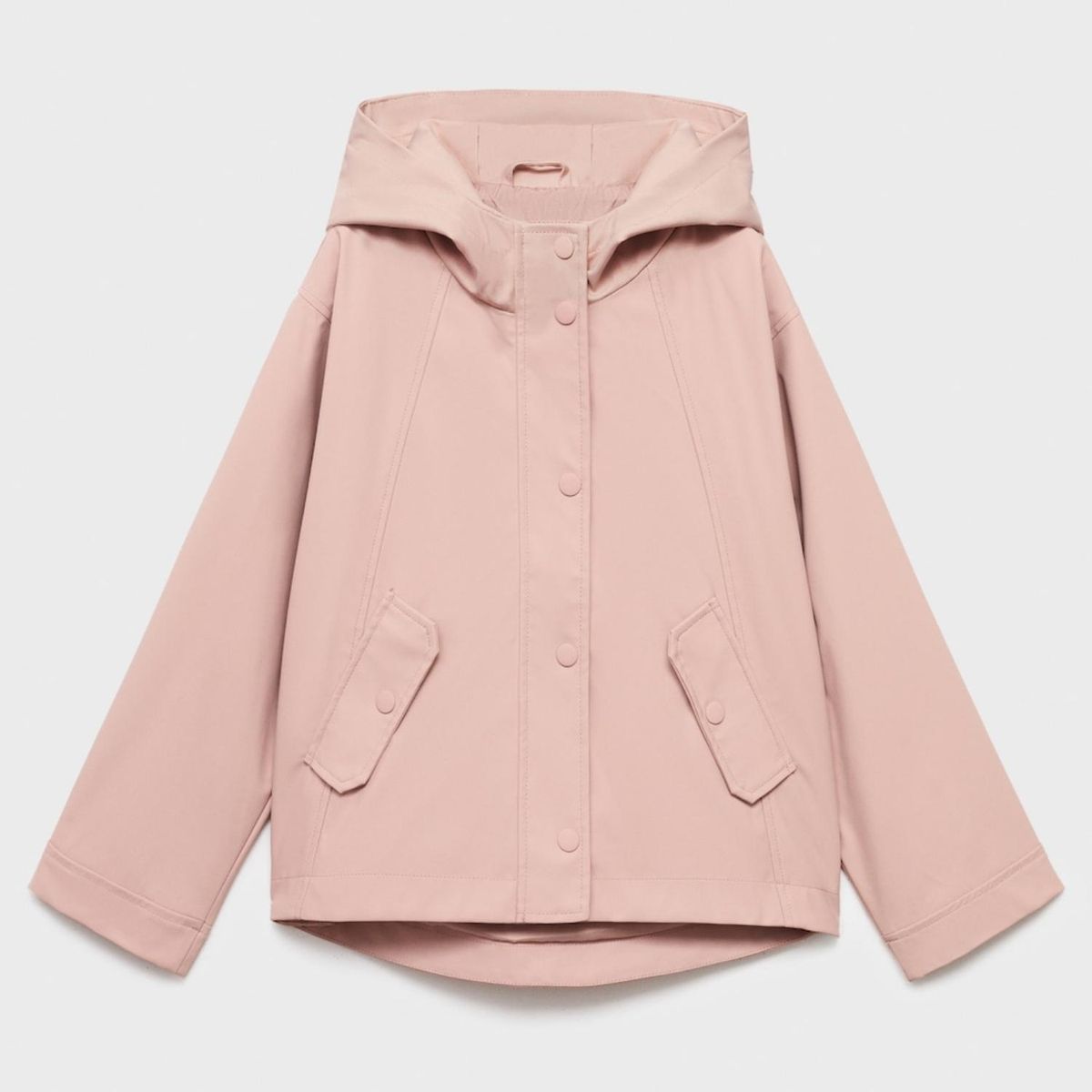 MANGO KIDS - Chaqueta Impermeable Capucha Niña Mango Kids