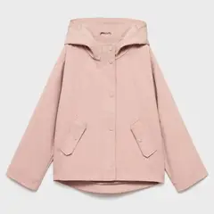 MANGO KIDS - Chaqueta Impermeable Capucha Niña