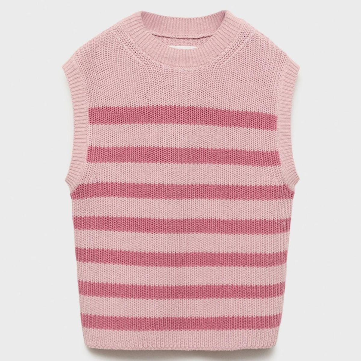 MANGO KIDS - Chaleco Punto Rayas Niña Mango Kids