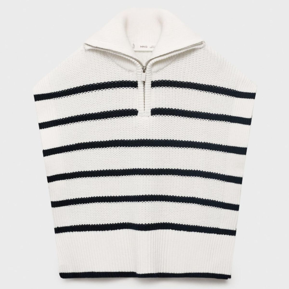 MANGO KIDS - Chaleco Punto Cuello Perkins Niña Mango Kids