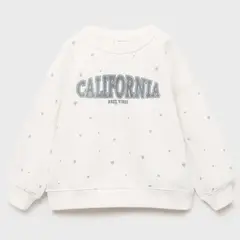 MANGO KIDS - Polerón Corazones Estampados Bebé Niña