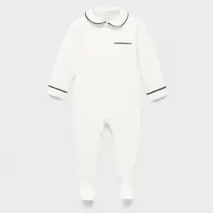 MANGO KIDS - Pijama Cuello Bolsillo Bebé Niño