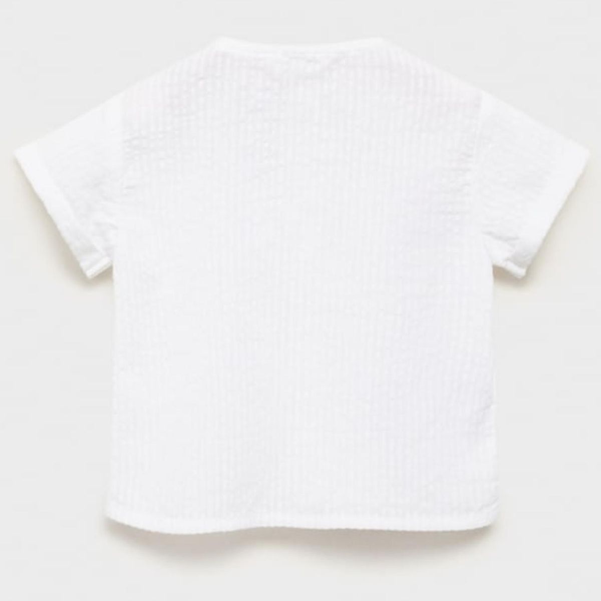 MANGO KIDS - Camisa Algodón Textura Bebé Niño Mango Kids