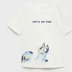 MANGO KIDS - Polera Estampada Bluey Bebé Niño