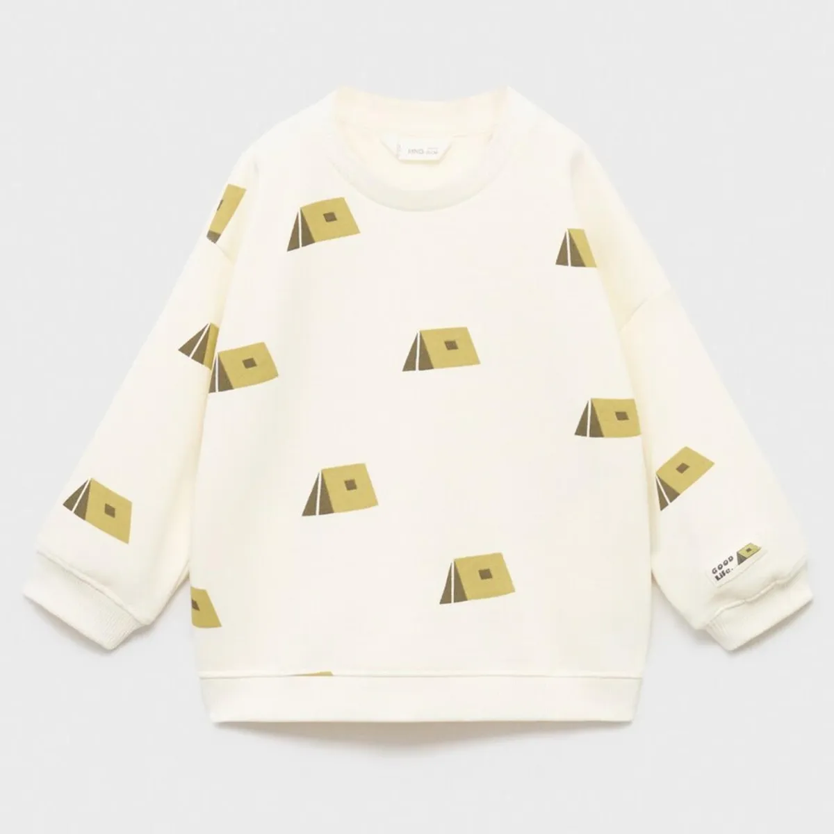MANGO KIDS - Polerón Estampado Algodón Bebé Niño Mango Kids