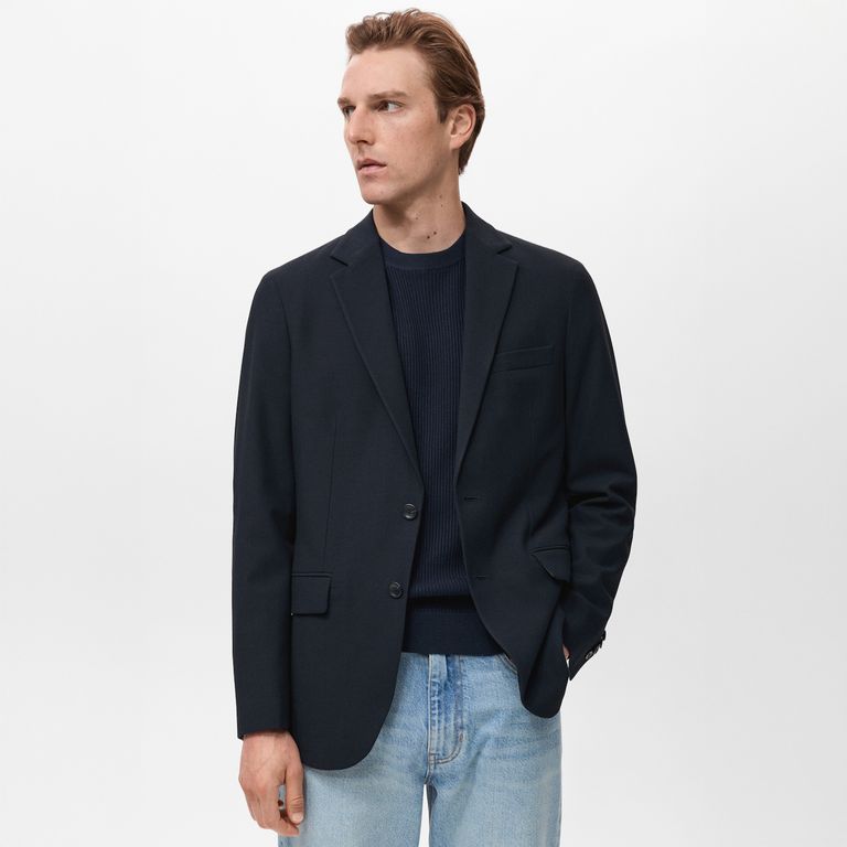 MANGO MAN Chaqueta Verner Slim Fit Algodón Hombre
