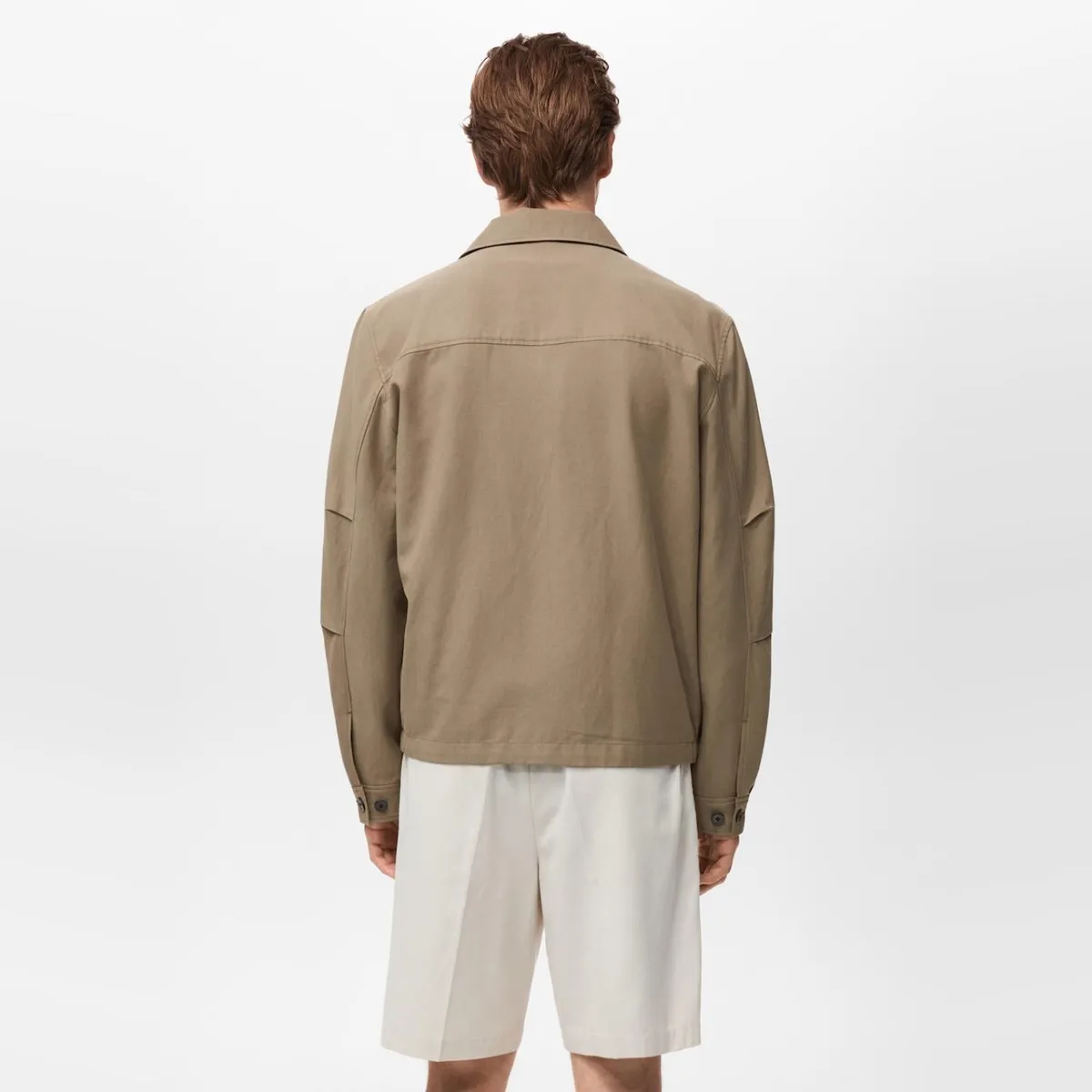 MANGO MAN - Chaqueta Lyocell Bolsillo Hombre Mango Man