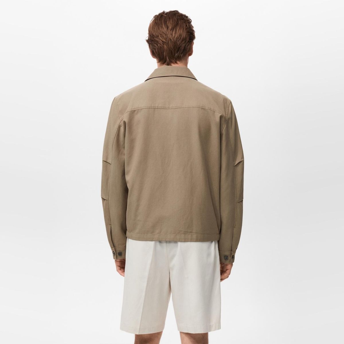 MANGO MAN - Chaqueta Lyocell Bolsillo Hombre Mango Man