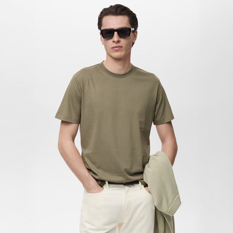 Polera Slim Fit 100% Algodón Hombre