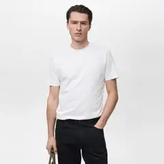 MANGO MAN - Polera Slim Fit 100% Algodón Hombre