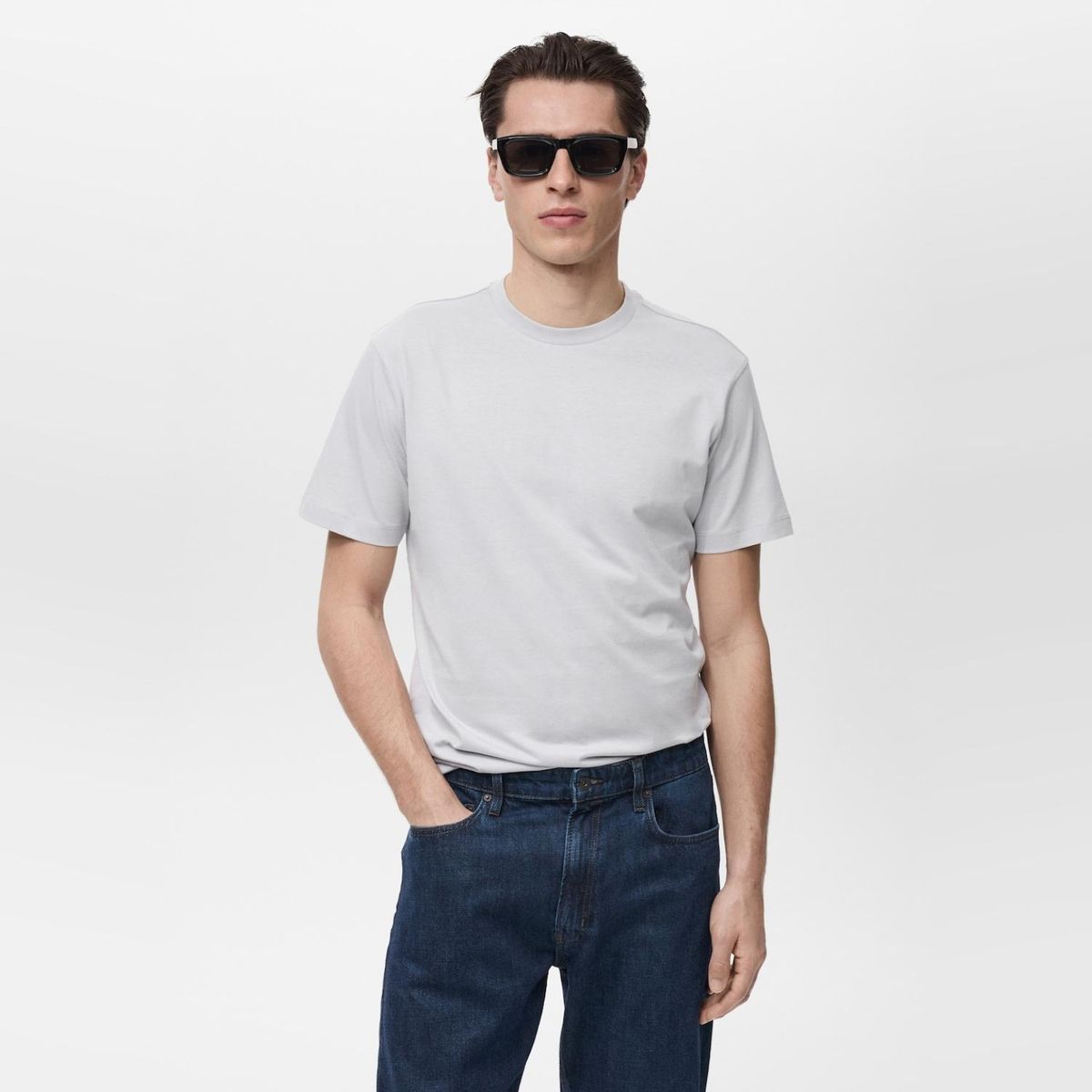 MANGO MAN - Polera Slim Fit 100% Algodón Hombre Mango Man