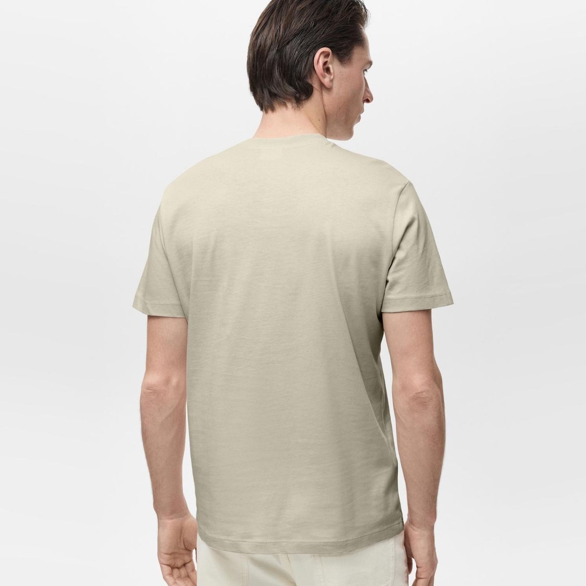 MANGO MAN - Polera Slim Fit 100% Algodón Hombre Mango Man