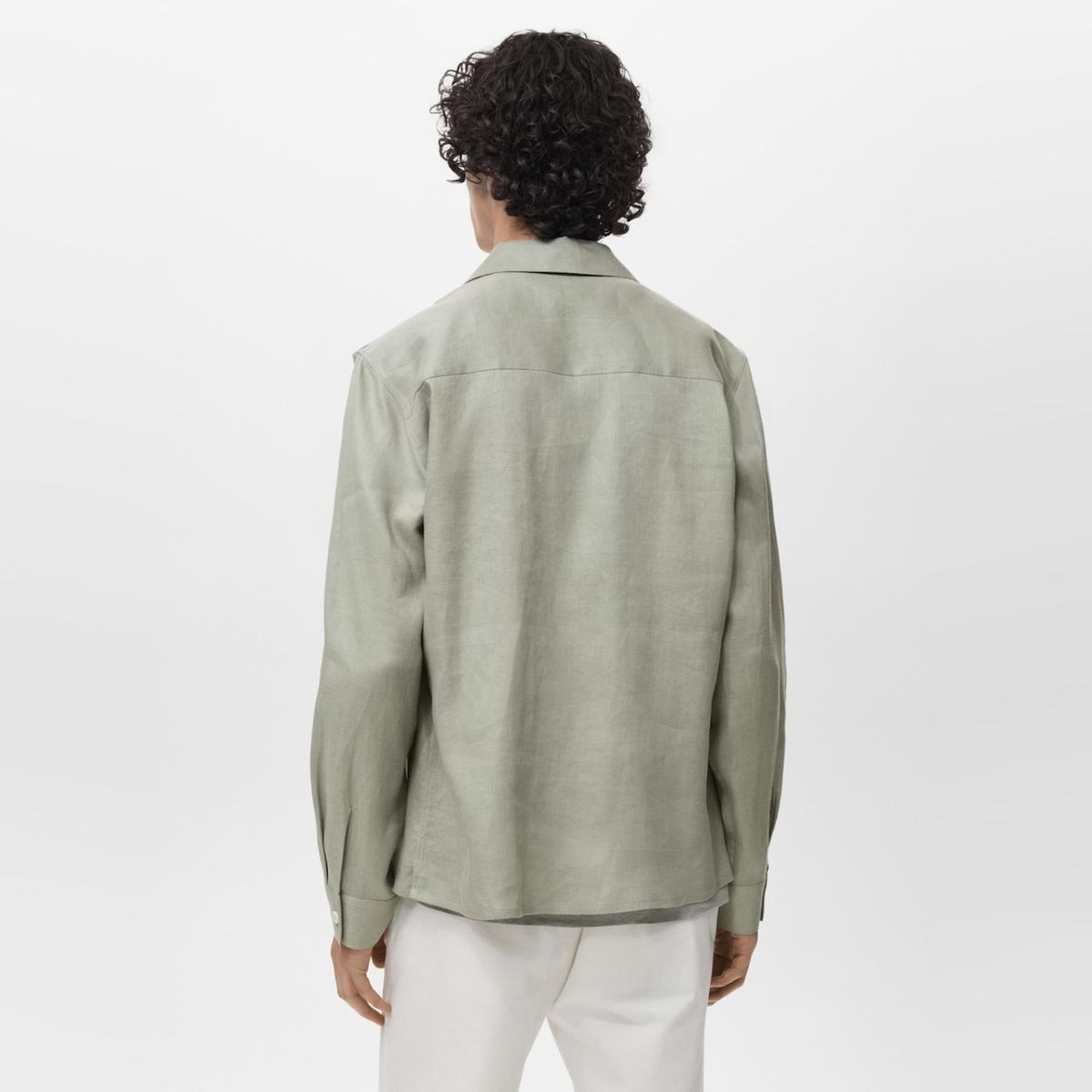 MANGO MAN - Sobrecamisa 100% Lino Ligera Hombre Mango Man