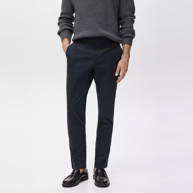 Pantalón Prato Chino Cropped Tappered Hombre