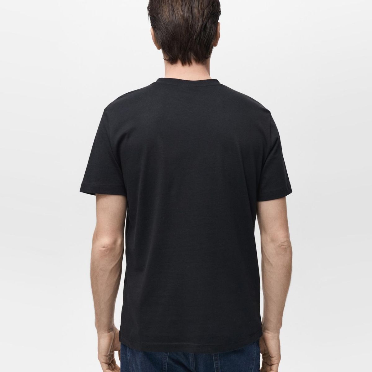 MANGO MAN - Polera Cuello V Hombre Mango Man