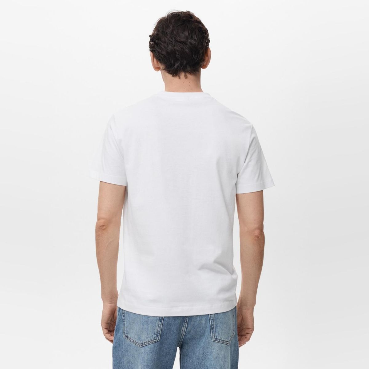 MANGO MAN - Polera Cuello V Hombre Mango Man